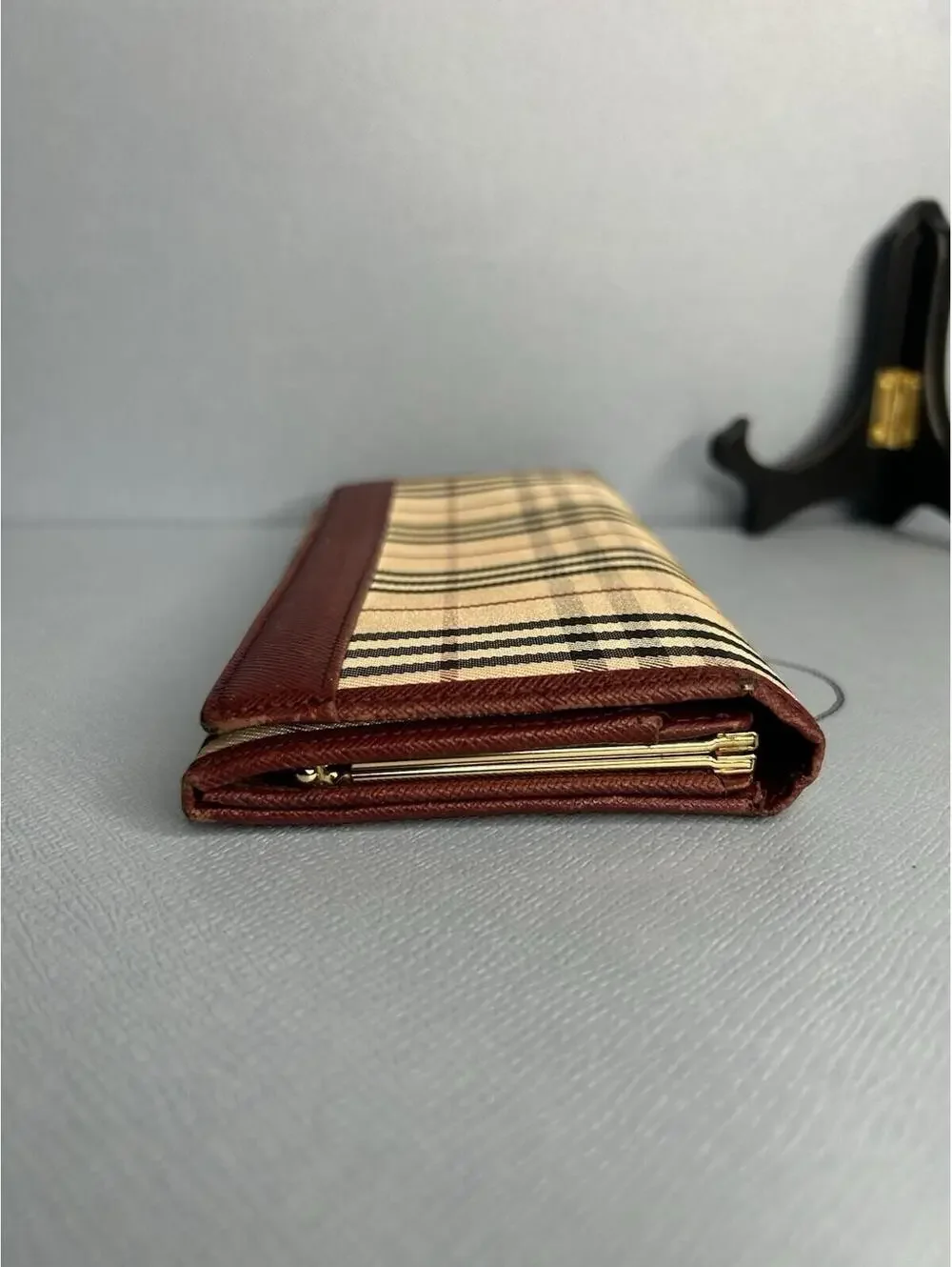 Burberry Plaid Long Wallet Purse Women Wallet Authentic